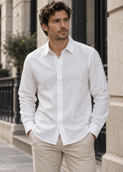 Men's Casual Shirt | Men | Breathable Cotton Fabric | Button Up | Steven & Levon