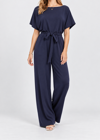 Women's Elegant Jumpsuit | Lightweight & Smart Casual | Relaxed Fit | Steven & Levon