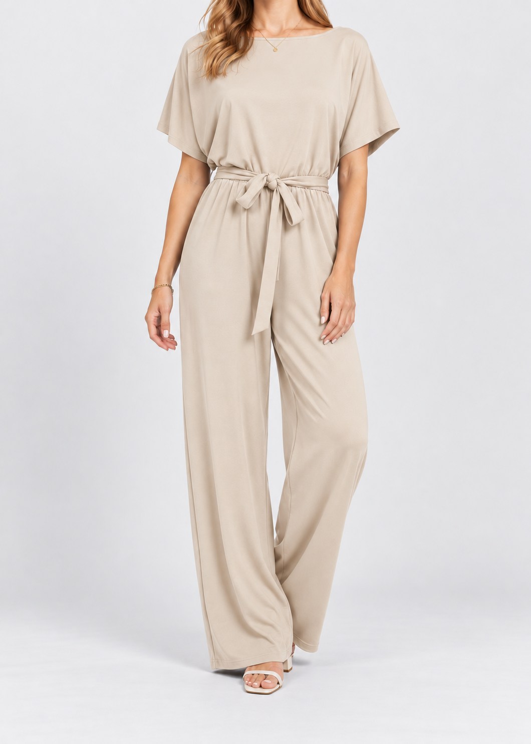 Women's Elegant Jumpsuit | Lightweight & Smart Casual | Relaxed Fit | Steven & Levon