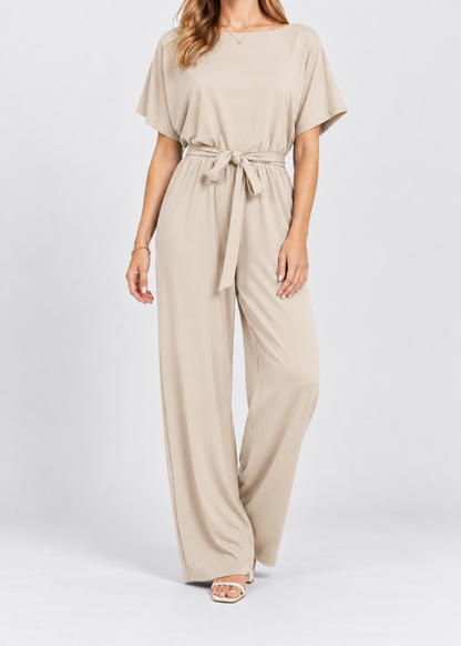 Women's Elegant Jumpsuit | Lightweight & Smart Casual | Relaxed Fit | Steven & Levon