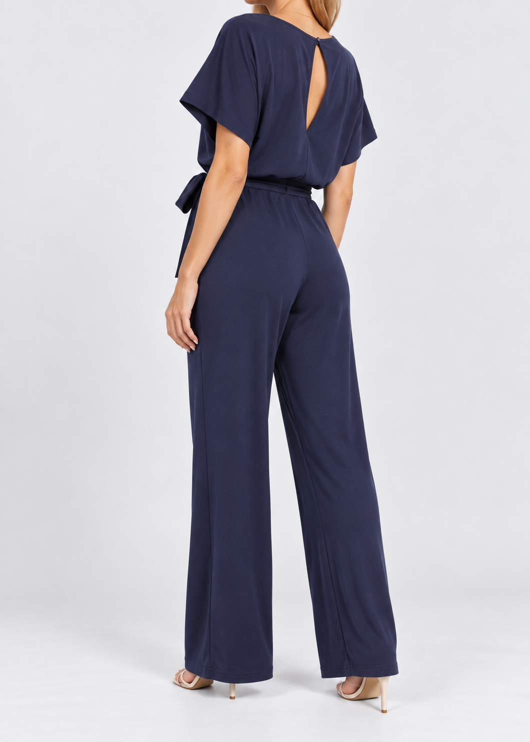 Women's Elegant Jumpsuit | Lightweight & Smart Casual | Relaxed Fit | Steven & Levon