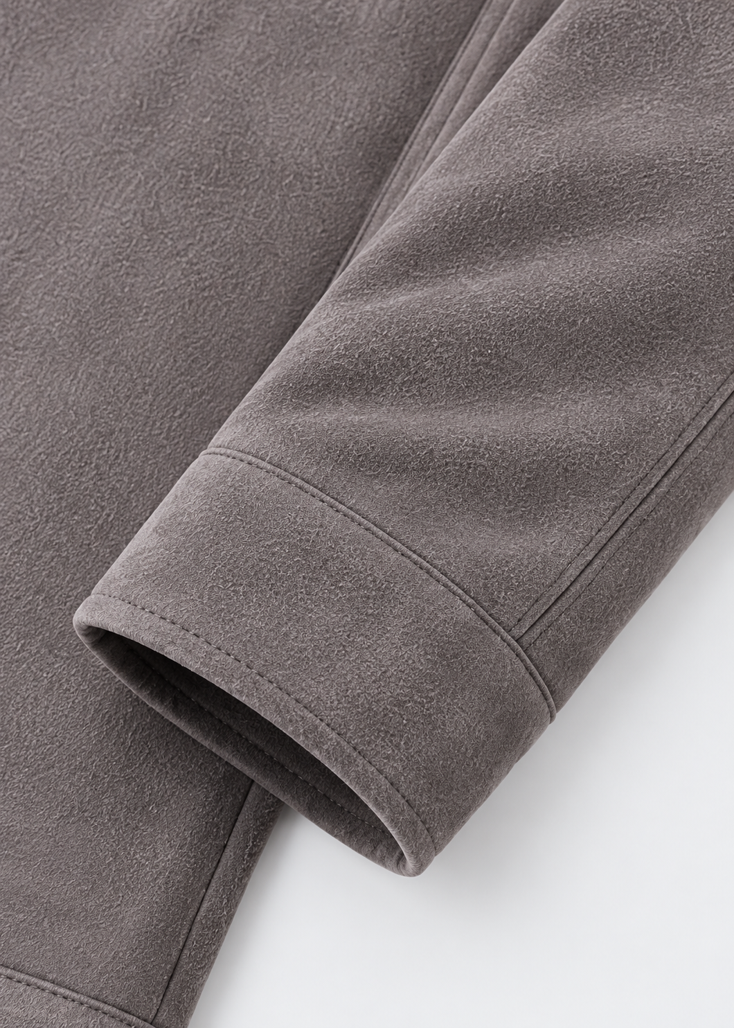 Men's Suede Utility Jacket | Loose Fit | Zip Front | Smart Casual Outerwear | Steven & Levon