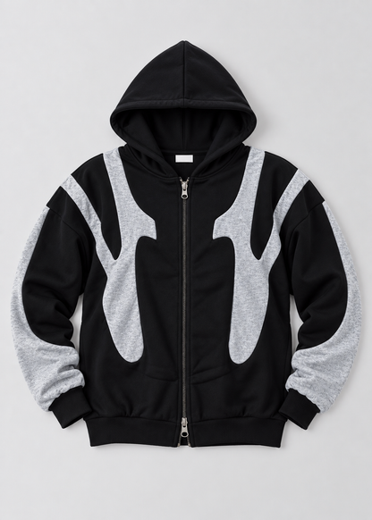 Oversized Streetwear Hoodie | Y2K Graphic | Men | Polyester | Contrast Design | Steven & Levon