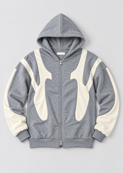 Oversized Streetwear Hoodie | Y2K Graphic | Men | Polyester | Contrast Design | Steven & Levon