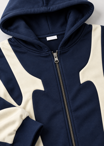 Oversized Streetwear Hoodie | Y2K Graphic | Men | Polyester | Contrast Design | Steven & Levon