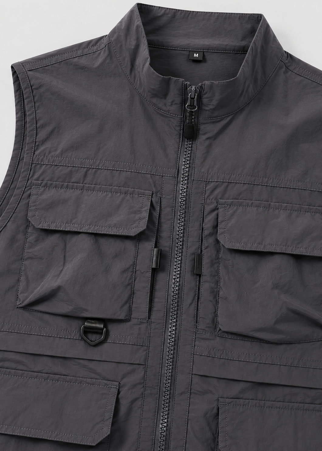 Men's Multi-Pocket Utility Gilet Vest | Lightweight | Zip Front | Outdoor Fishing Workwear | Steven & Levon