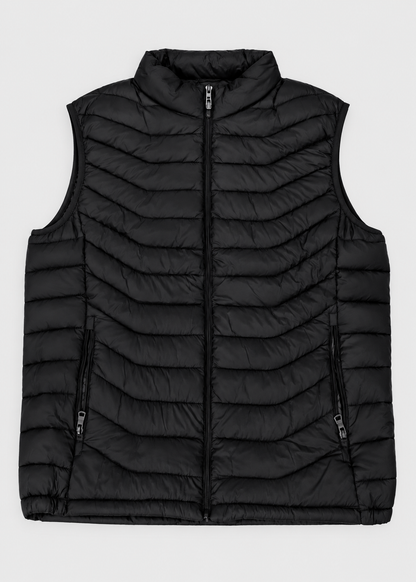 Men's Quilted Padded Bodywarmer | Lightweight Zip Front Gilet | Insulated | Steven & Levon