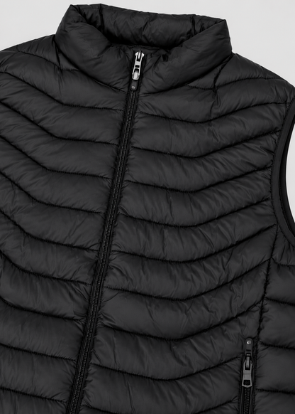 Men's Quilted Padded Bodywarmer | Lightweight Zip Front Gilet | Insulated | Steven & Levon