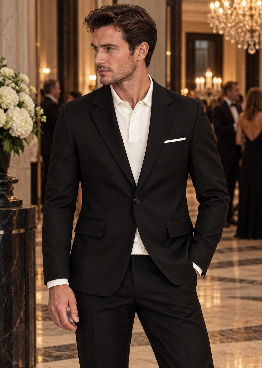 Men's Blazer | Refined Tailored Evening Jacket | Steven & Levon