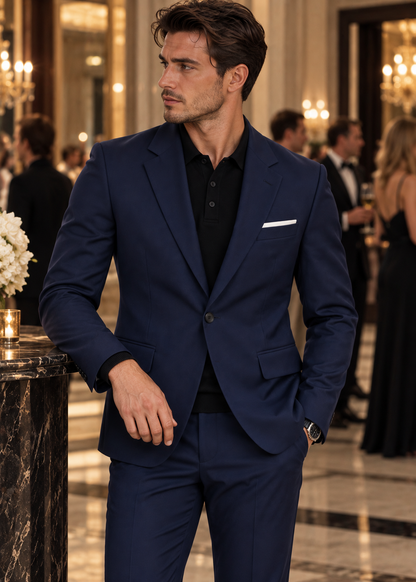 Men's Blazer | Refined Tailored Evening Jacket | Steven & Levon