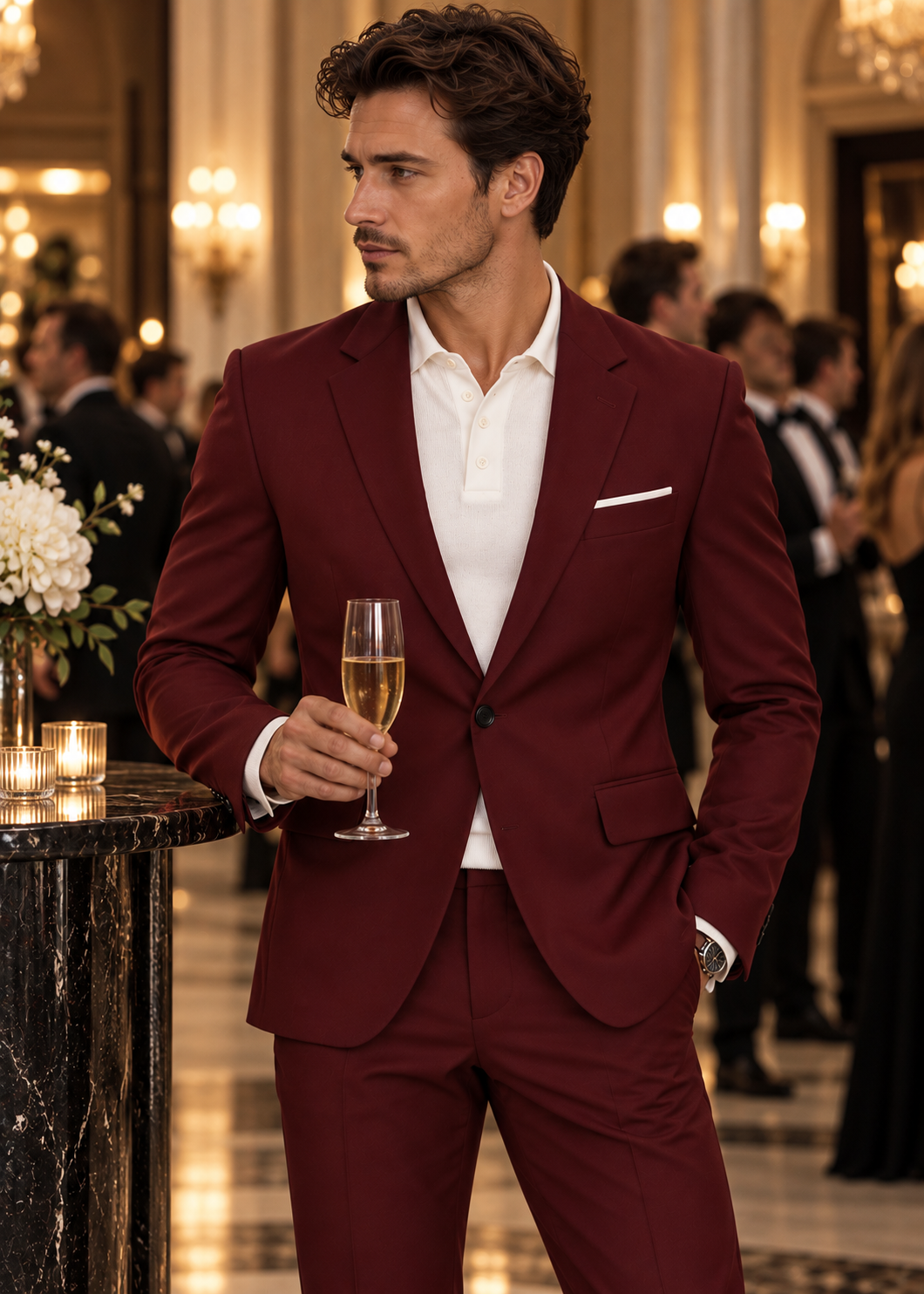 Men's Blazer | Refined Tailored Evening Jacket | Steven & Levon