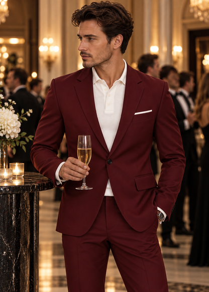Men's Blazer | Refined Tailored Evening Jacket | Steven & Levon