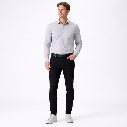 Slyndex - Slim Fit Skinny Pencil-Leg Jeans Everyday Casual Wear