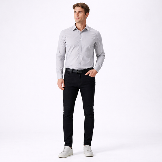 Slyndex - Slim Fit Skinny Pencil-Leg Jeans Everyday Casual Wear