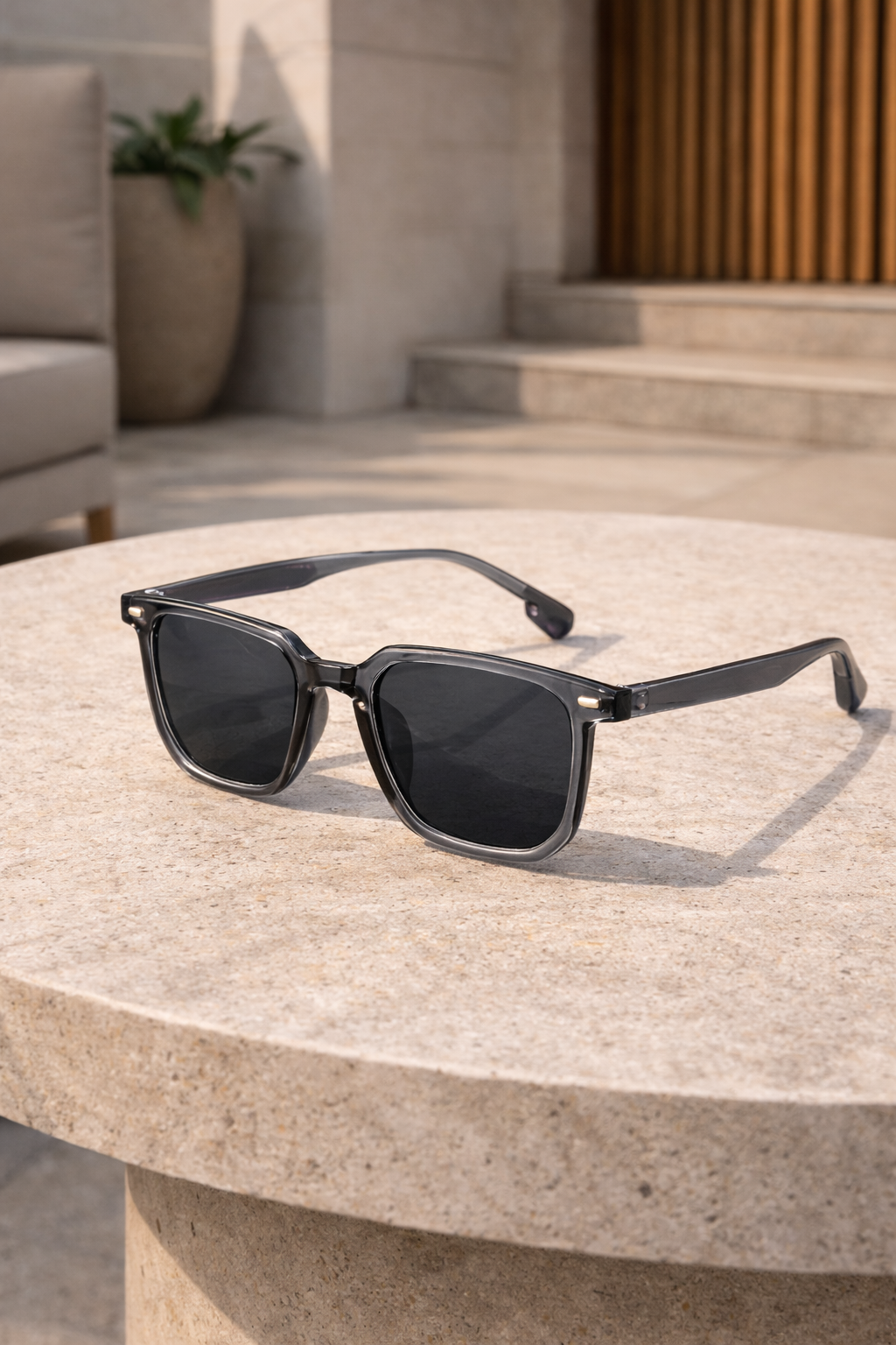 Square Sunglasses | Unisex | Polycarbonate Frame | UV Protection | Steven & Levon