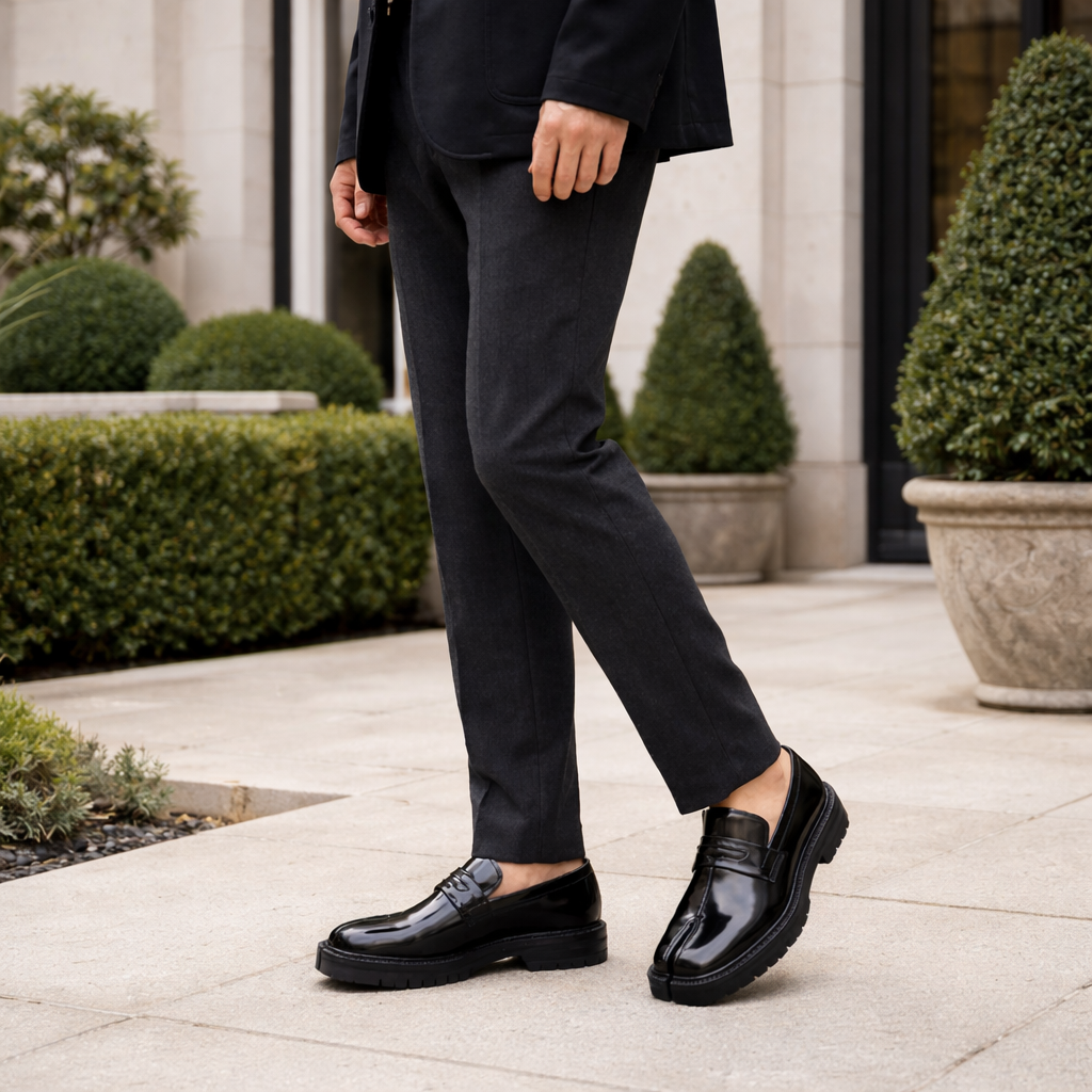 Splitova - Split Toe Thick Sole Loafer  Casual Everyday Wear
