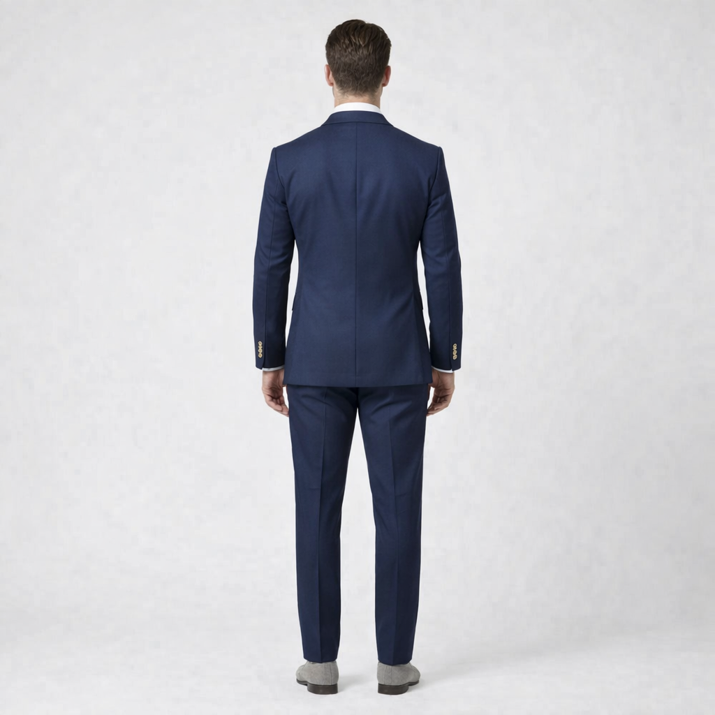 Dapavio | Business Suit Men | Double Breasted Slim Fit