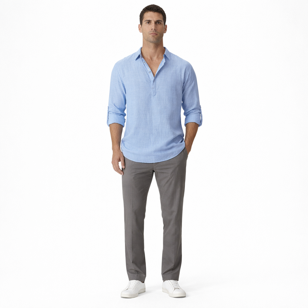 Otto Cotton Shirt | Versatile Men's Poplin Shirt