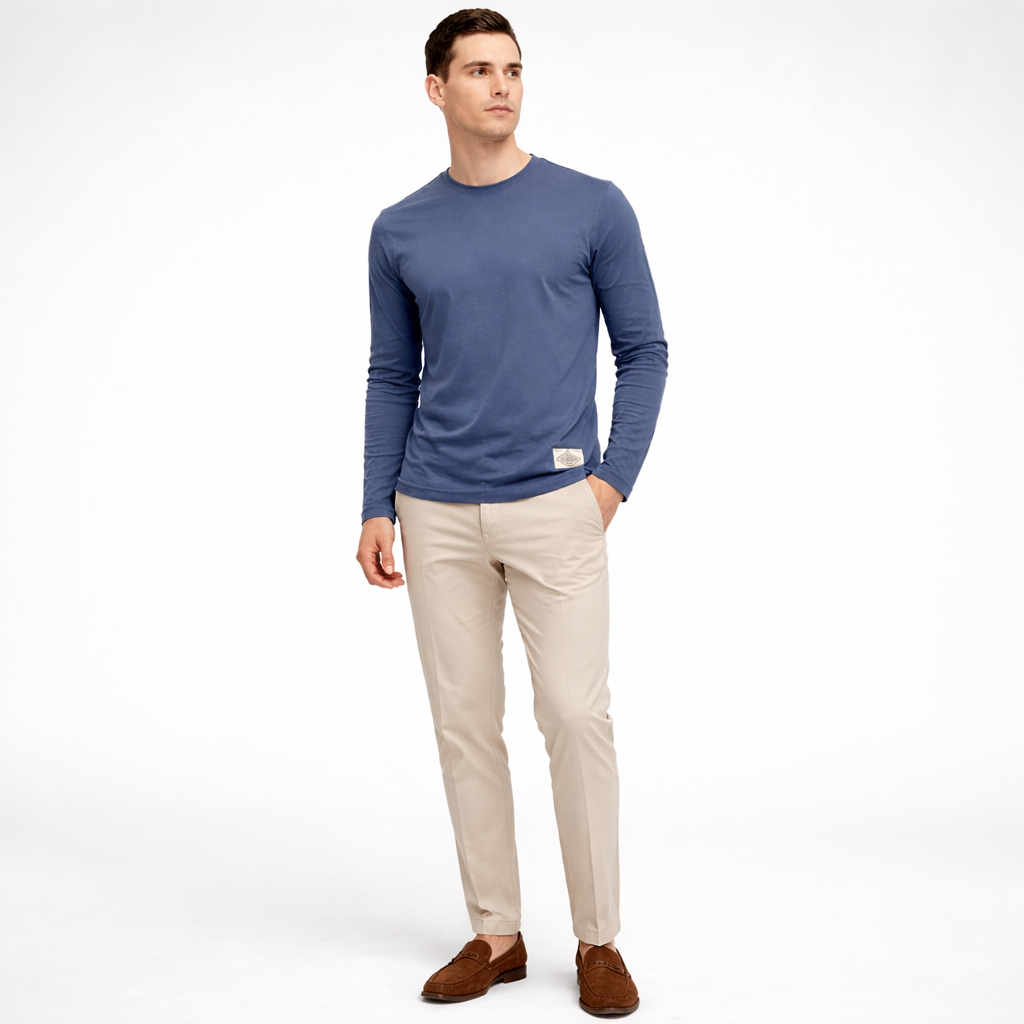 Classic Long Sleeve Men's T-Shirt | Autumn Essential