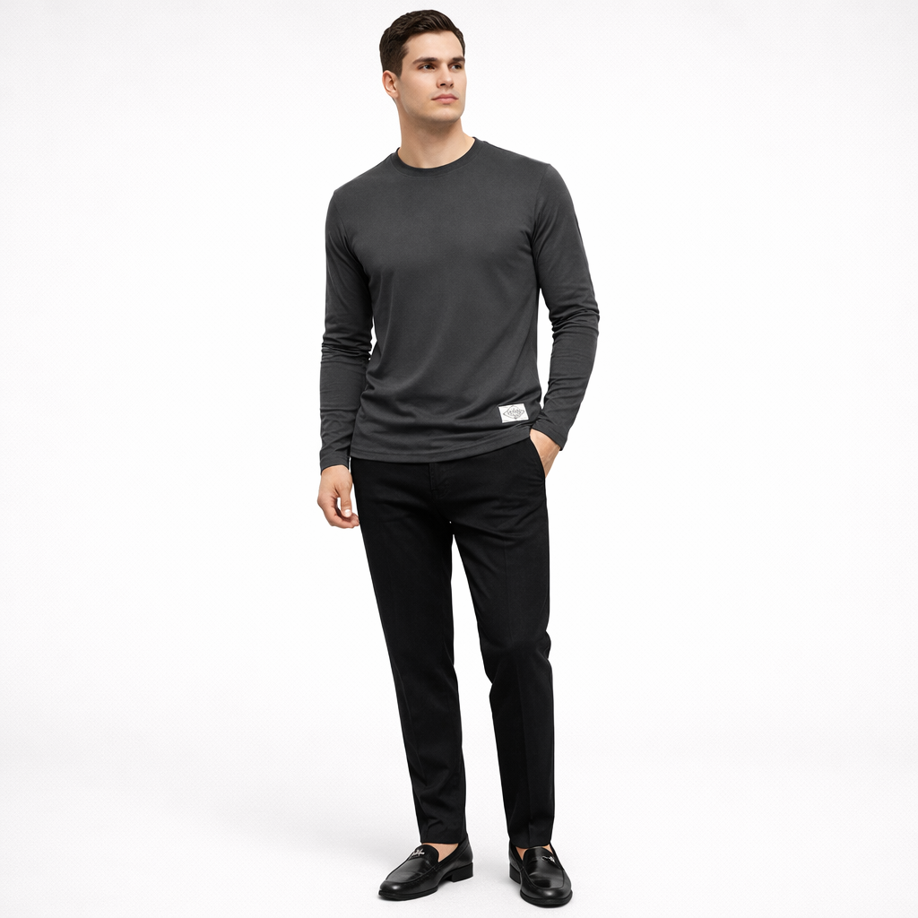 Classic Long Sleeve Men's T-Shirt | Autumn Essential