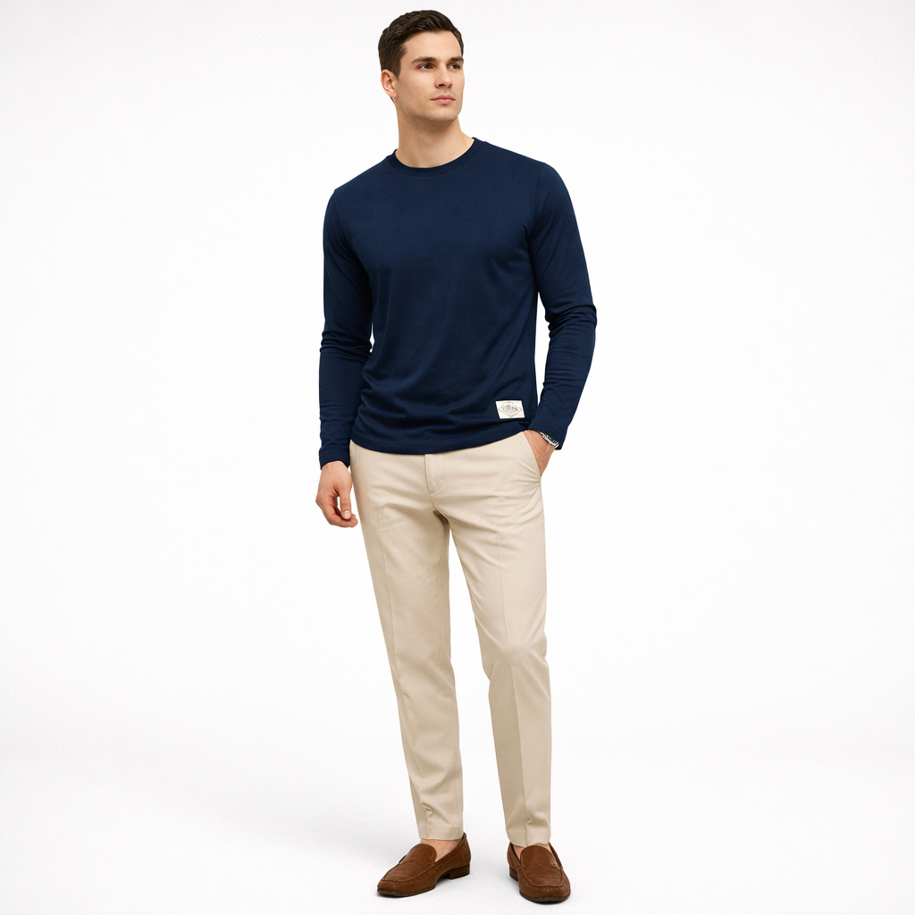 Classic Long Sleeve Men's T-Shirt | Autumn Essential