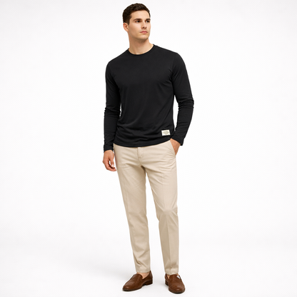 Classic Long Sleeve Men's T-Shirt | Autumn Essential