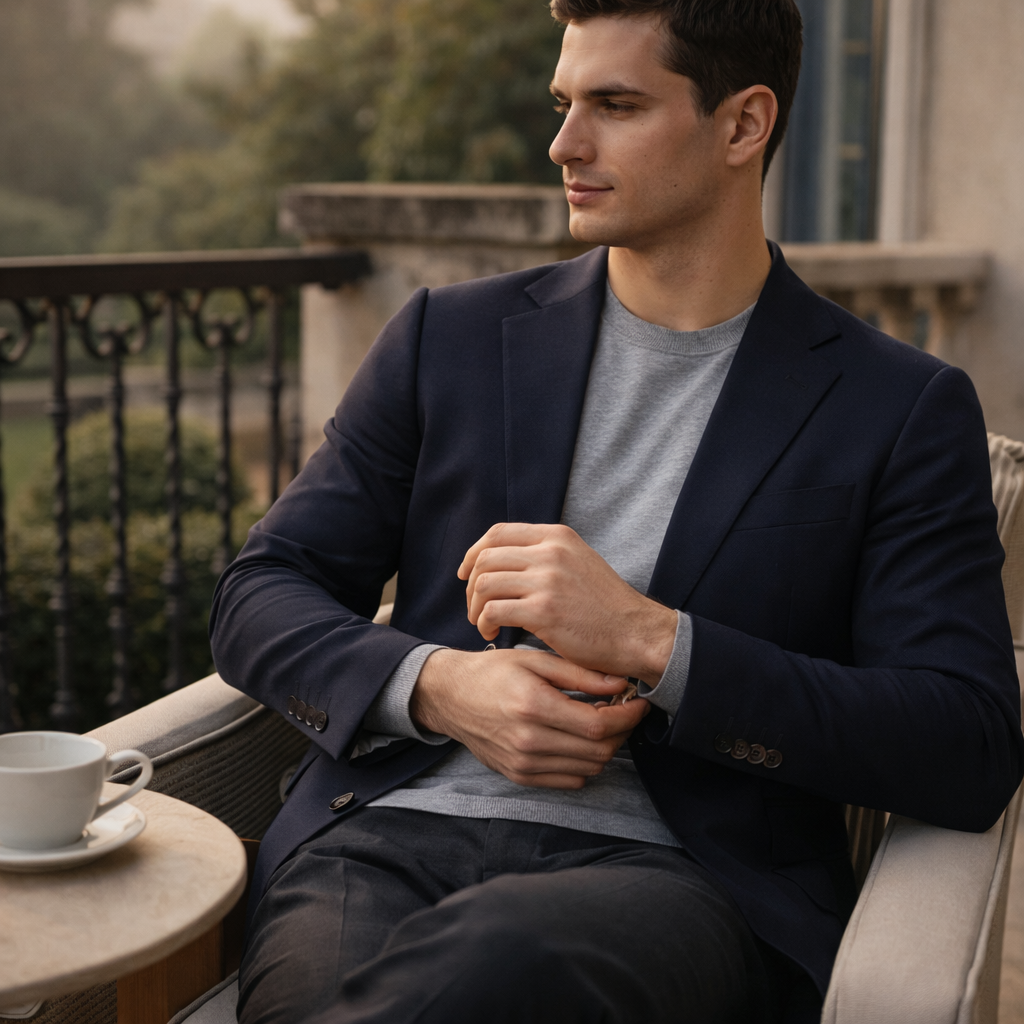 Classic Long Sleeve Men's T-Shirt | Autumn Essential