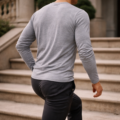 Classic Long Sleeve Men's T-Shirt | Autumn Essential