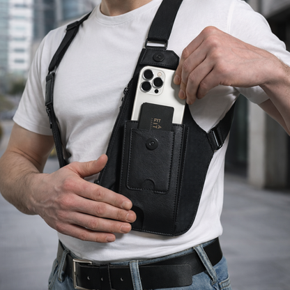 Tactivex - Dual-Strap Tactical Chest Harness Bag  Hands-Free Daily Carry