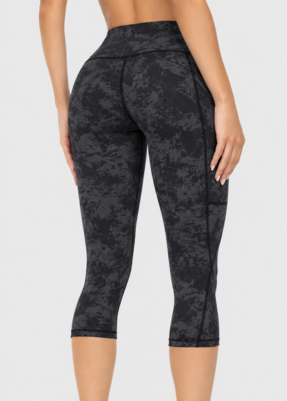 Cora Capri Leggings | High Waisted | Soft with Pockets | Gym & Yoga | Steven & Levon