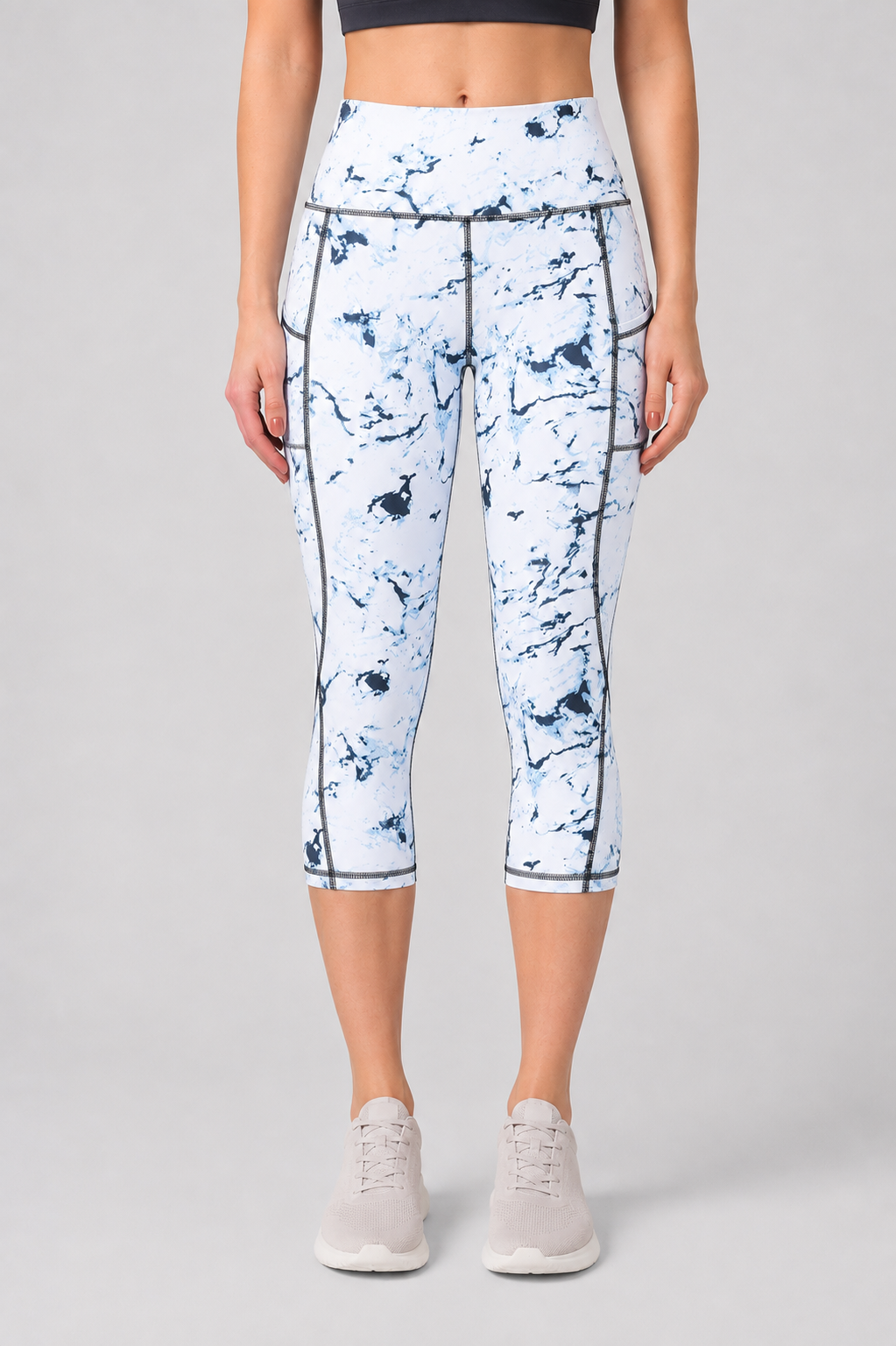 Cora Capri Leggings | High Waisted | Soft with Pockets | Gym & Yoga | Steven & Levon