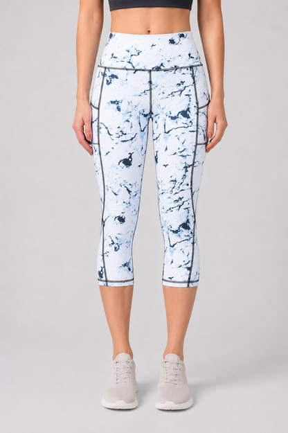 Cora Capri Leggings | High Waisted | Soft with Pockets | Gym & Yoga | Steven & Levon