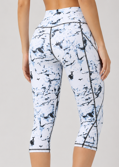 Cora Capri Leggings | High Waisted | Soft with Pockets | Gym & Yoga | Steven & Levon
