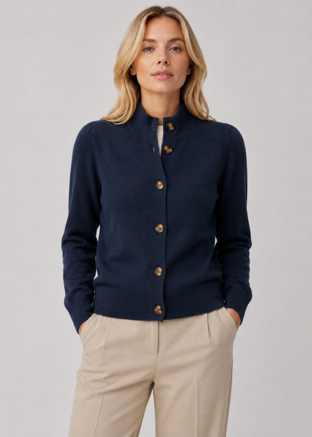 Women's Soft Knit Cardigan | Women | Button-Up Lightweight Sweater | Comfortable Fit | Steven & Levon