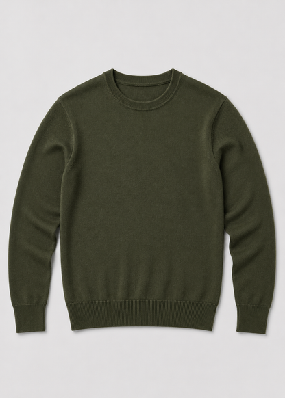 Wollvex - Oversized Crew Neck Pullover | Synthetic Fiber Blend | Everyday Casual Layering