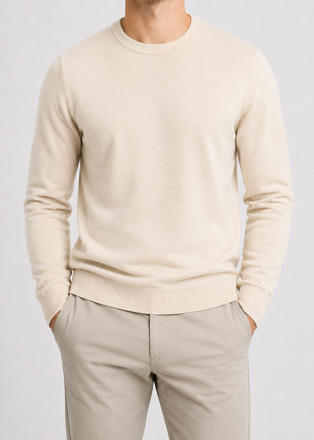 Wollvex - Oversized Crew Neck Pullover | Synthetic Fiber Blend | Everyday Casual Layering