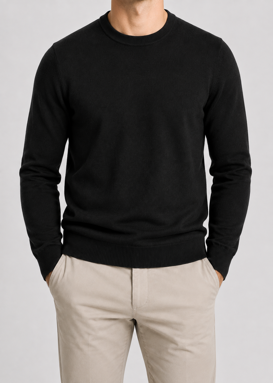 Wollvex - Oversized Crew Neck Pullover | Synthetic Fiber Blend | Everyday Casual Layering