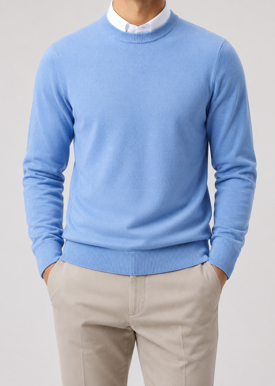 Wollvex - Oversized Crew Neck Pullover | Synthetic Fiber Blend | Everyday Casual Layering