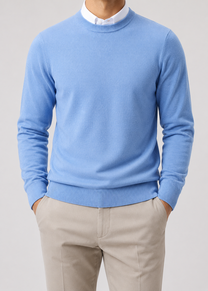 Wollvex - Oversized Crew Neck Pullover | Synthetic Fiber Blend | Everyday Casual Layering