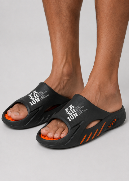 Men's Massage Slide Sandals | EVA Cloud Slippers | Thick Cushioned Non-Slip Shower Slides for Indoor & Outdoor | Steven & Levon