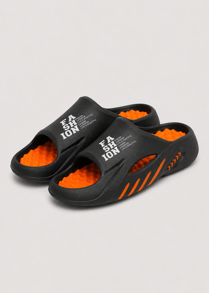 Men's Massage Slide Sandals | EVA Cloud Slippers | Thick Cushioned Non-Slip Shower Slides for Indoor & Outdoor | Steven & Levon