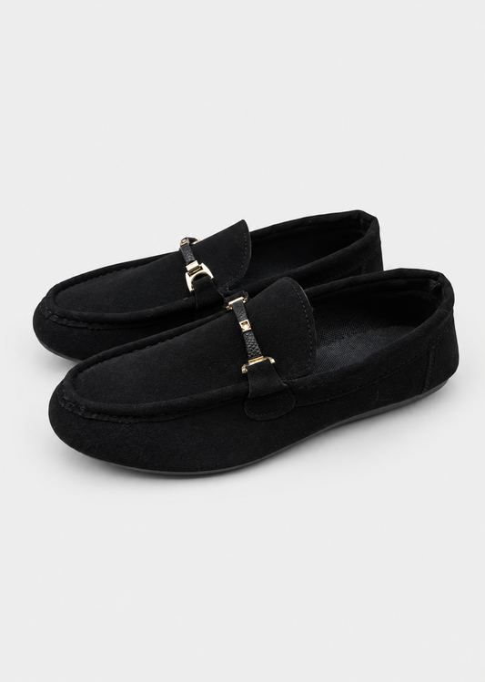 Mens Suede Loafers | Formal Slip-On Dress Shoes | Steven & Levon