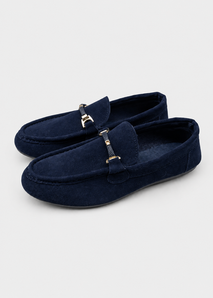 Mens Suede Loafers | Formal Slip-On Dress Shoes | Steven & Levon