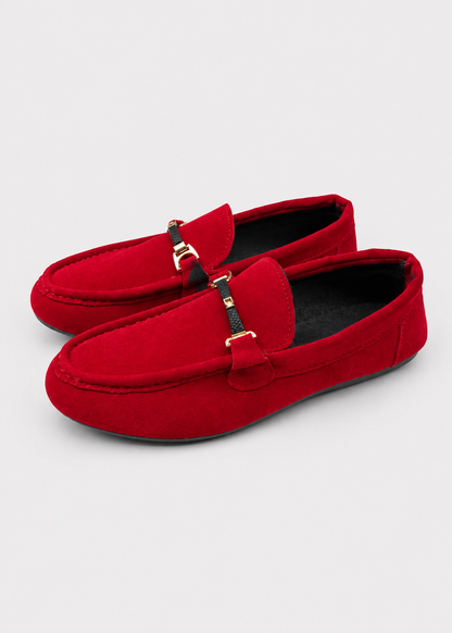 Mens Suede Loafers | Formal Slip-On Dress Shoes | Steven & Levon