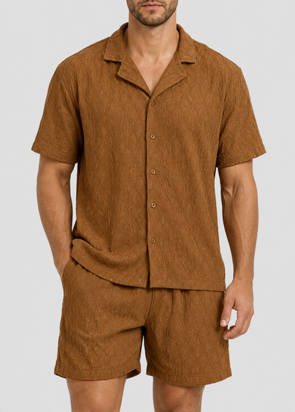 Men's Two-Piece Outfit Set | Men's Co-Ord Set | Men | Polyester Fabric | Steven & Levon