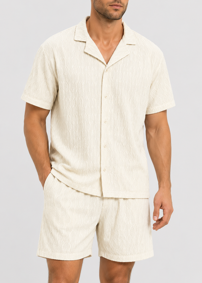 Men's Two-Piece Outfit Set | Men's Co-Ord Set | Men | Polyester Fabric | Steven & Levon
