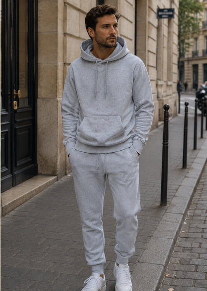 Men's Sporty Tracksuit Set | Unisex Tracksuit | Cotton Blend | Zip Hoodie & Joggers | Casual Activewear | Steven & Levon