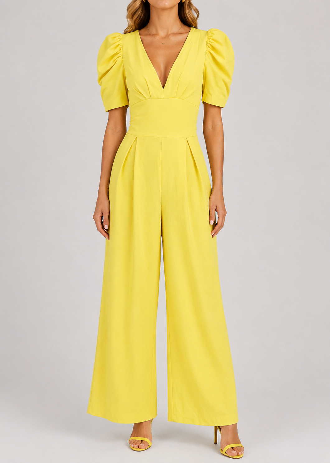 Women's Maxi Jumpsuit | Polyester | Wide Leg | Formal Evening Wear | Elegant Styles | Steven & Levon