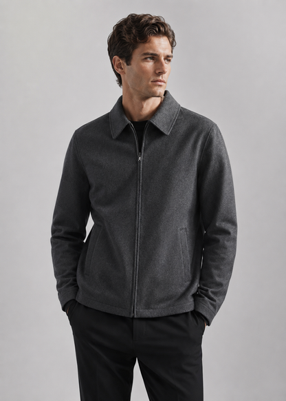 Men's Tailored Fit Jacket | Wool Blend Blazer | Men | Smart Casual Outerwear | Steven & Levon
