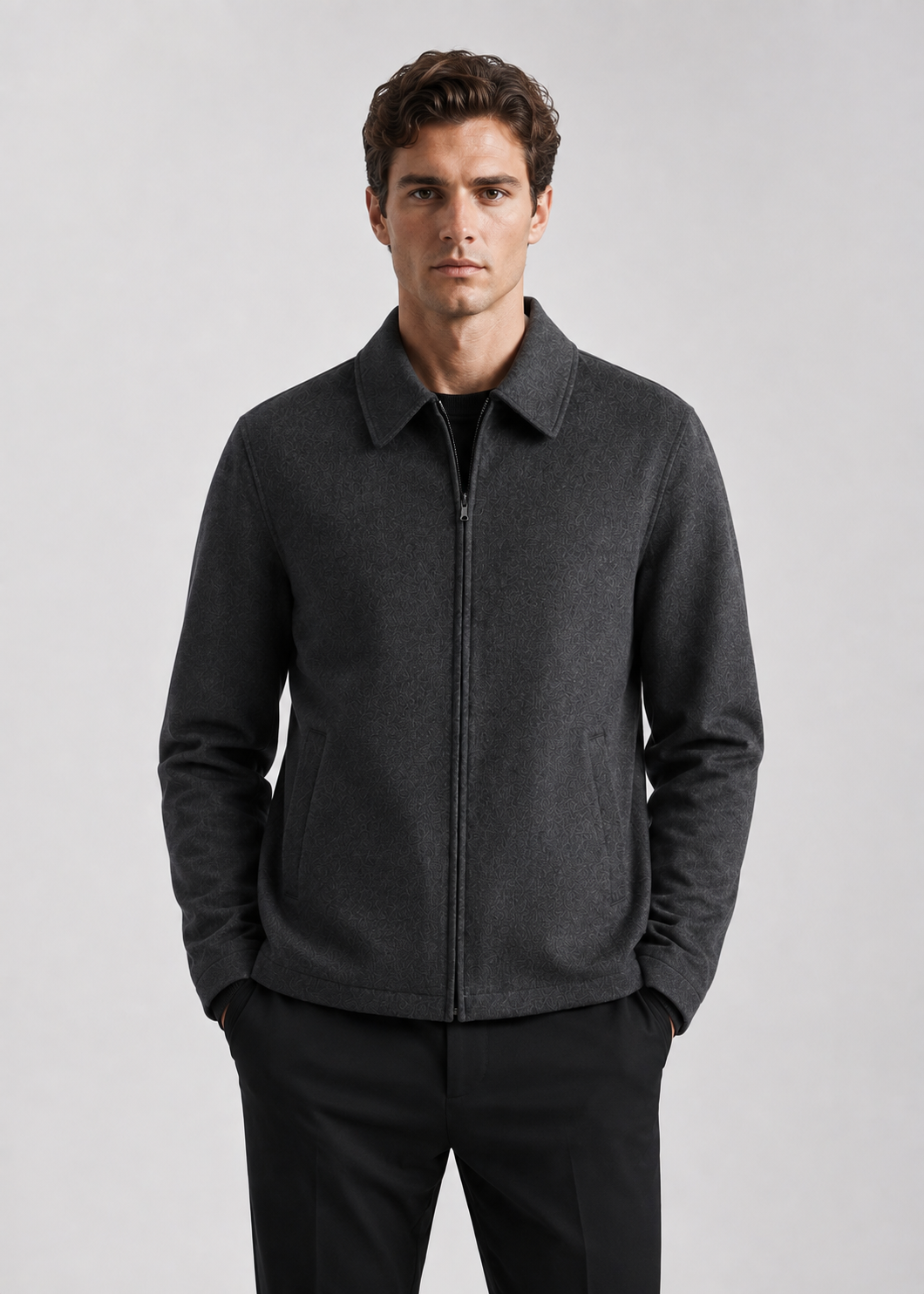 Men's Tailored Fit Jacket | Wool Blend Blazer | Men | Smart Casual Outerwear | Steven & Levon